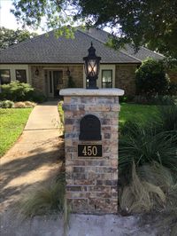 Mailbox by Windham Construction, Flower Mound, TX. I love it!