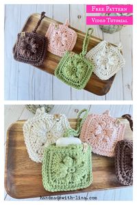 7 Earbud Pouch Free Crochet Pattern