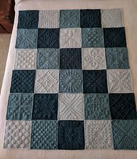 Ravelry: ccdoug's Shades of Teal Blanket