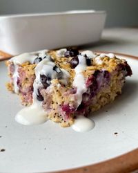 Lemon Blueberry Baked Oatmeal | Ambitious Kitchen