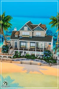 Today we are saying goodbye to summer with a family home built on the beach in Sulani. Hope you enjoy!   Thanks to the #EACreatorNetwork I recieve free game codes and early access for packs/kits. All opinions remain my own.  🌟 #AD - Use code SYMTHERIN at checkout when purchasing any Sims 4 packs - valid for PC only through the EA app or The Sims website. This is NOT a discount code. However, using this code will directly support me and my content. For every purchase I will recieve a small commission.