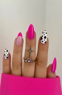 cow print nails, cow print nails short, cow print nail art, cow print nails pink, Cow print nails designs, cow print nails french tip, brown cow print nails, cow nail designs, cow french tip nails