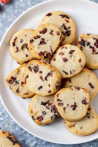 Cranberry Shortbread Cookies Recipe - Best Crafts and Recipes