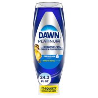 Dawn Platinum gives you a squeaky clean that you can see and feel. Dawn Platinum's improved formula easily removes 99% of grease and food residue. Dawn is tough on grease, but gentle. Gentle enough that Dawn is the only brand of dish soap trusted by rescue workers to clean wildlife impacted by oil spills. For more than 40 years, Dawn has helped save wildlife both at the sink, with products designed to get dishes cleaner faster, using less water*, and at the shore, where we work with wildlife res