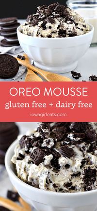 Oreo Mousse - Gluten Free and Perfectly Sweet!