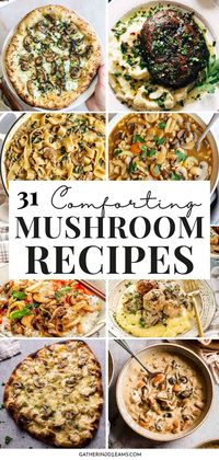 Create amazing meals with these healthy fall recipes. Mushrooms never tasted so good!