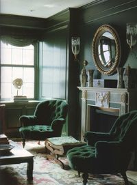 3-Furnishings. Furniture in a Victorian style home has a very elegant appeal to it. Lots of deep colors in the furniture such as dusty rose, teal, mustard yellow, burgundy, sage, etc. The rugs have very complex patterns on them.