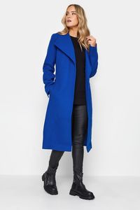 LTS Tall Women's Cobalt Blue Belted Coat | Long Tall Sally | Yours Clothing