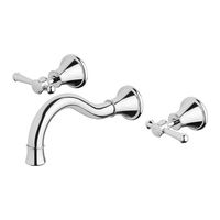 Nostalgia Lever Basin Bath Set 180mm Shepherds Crook - Phoenix Tapware