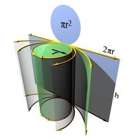 Cylinder Art Print featuring the photograph Geometry Equations, Artwork by Russell Kightley