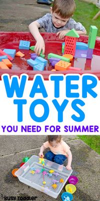 Water Toys You Need this Summer #toddler #toddleractivity #easytoddleractivity #indooractivity #toddleractivities #preschoolactivities #homepreschoolactivity #playactivity #preschoolathome (sponsored by Lakeshore Learning)