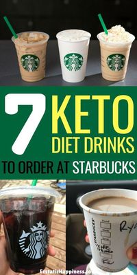 Try these low carb keto starbucks drinks, iced coffee, latte, americano, macha and more keto drinks at starbucks! #keto #ketodiet #ketogenic #ketogenicdiet