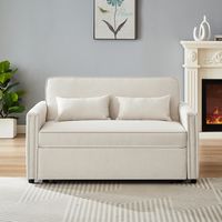 Crafted for comfort and durability, this sofa features a sturdy wood frame, high-density foam, and soft velvet upholstery. The adjustable backrest offers 3 reclining positions, making it perfect for sitting, lounging, or sleeping.