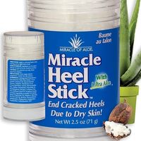 Miracle of Aloe's Miracle Heel Stick - UltraAloe Aloe Vera Gel Infused Balm for Cracked Heels - Moisture Heel Stick for Foot Care - Peppermint Scent (2.5oz) Visit the Miracle of Aloe Store 4.6 4.6 out of 5 stars 4,614 ratings | Search this page 900+ bought in past month Price: $10.19$10.19 ($4.08$4.08 / Ounce)