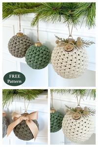 8 Latest Christmas Ornament Crochet Patterns