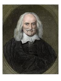 size: 24x18in Giclee Print: Thomas Hobbes Art Print : Subjects