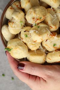 Parmesan Bread Bites Recipe - A Red Spatula