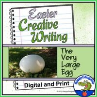 Easter Writing Prompts and Activities with Digital Easel Activity