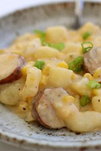 Instant Pot Cheesy Potatoes and Sausage - 365 Days of Slow Cooking and Pressure Cooking