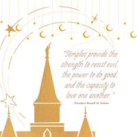 "Temples provide the strength to resist evil, the power to do good, and the capacity to love one another." - President Russell M. Nelson #thechurchofjesuschristoflatterdaysaints #templequotes #lds #ldstemples #jesuschrist