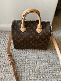 Authentic With Receipt Louis Vuitton Speedy Bandouliere 25 Monogram  | eBay