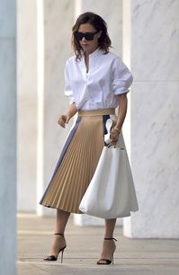 Street style : les looks de Victoria Beckham à la Fashion Week de New York