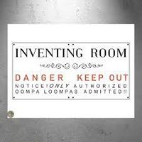 Willy Wonka Inventing Room danger Keep Out Replica - Etsy