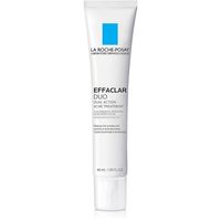 La Roche-Posay Effaclar Duo Dual Action Acne Treatment is the only acne treatment available with micronized benzoyl peroxide (5.5percent) to treat acne deep in the skin. Micro-Exfoliating Lipo-Hydroxy acid provides precise cell by cell exfoliation to clear away dulling cellular debris and oil. Non-Drying, oil free acne treatment cream with fast absorbing texture. How to Use: Use as a treatment for mild to moderate acne. Rmended for blemishes, blackheads, and whiteheads.