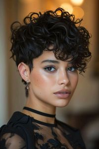 Click for More ➡️ | Save for Later ❤️  🌟 Discover 34 stunning short curly hairstyles that are shaking up 2024! From bold pixies to playful bobs, these styles are perfect for anyone looking to make a statement with their curls.   Whether you're seeking a chic, sophisticated cut or a wild, daring style, we've got you covered. Pin your favorites and get ready to inspire your next big hair change! 💇👩‍🦱✨  #ShortCurlyHairstyles #CurlyHaircuts2024 #CurlyHairInspiration #PixieCutsForCurlyHair #CurlyBobs #StylishCurlyHair #WomenHaircuts #HairStyleIdeas #BeautyTrends2024 #FashionForward  1. Classic Curly Pixie for Black Women - Short Curly Hairstyles For Women