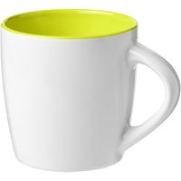 Aztec 340 ml ceramic mug, green