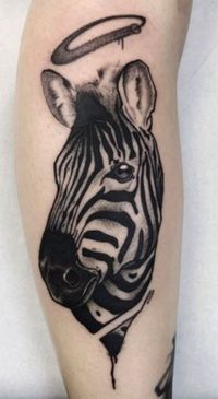 << Check out more Zebra Tattoos and Ideas #girlytattoos #tattooideas #tattoodesigns #tattoos #zebra #animal