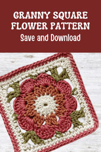 This granny square flower pattern is gorgeous. Use it for blankets, bags or more