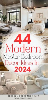 50 Modern Master Bedroom IDEAS & DESIGN HELP