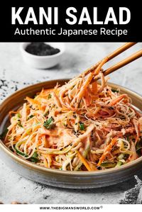 This kani salad recipe is creamy, slightly spicy, and comes together in less than five minutes! Also known as surimi salad, it’s so easy to prep and tastes like something you’d find at a Japanese restaurant.