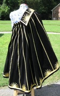 Madame de Pompadour (Reproduction of an Elizabethan medallion cape)