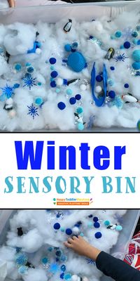 Easy Winter Sensory Bin for Kids: Two Ideas - HAPPY TODDLER PLAYTIME