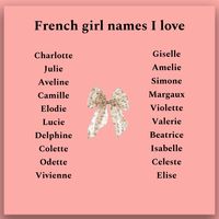 #names #french #girlnames