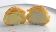 HOW TO MAKE CREAM PUFFS /choux pastry with craqueline | MerryBoosters