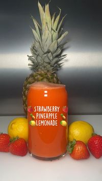 Ingredients  • Strawberry 🍓  • Lemon 🍋  • Pineapple 🍍   A refreshing twist to a lemonade