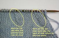 Nice SSK do the "stitch above" on the purl row (back side) sticking the needle in the back of the purl stitch.