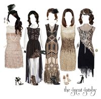 ""The Great Gatsby" Party Dresses" by liv4marvel94 ❤ liked on Polyvore