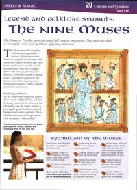 Legend and Folklore Symbols: The Nine Muses