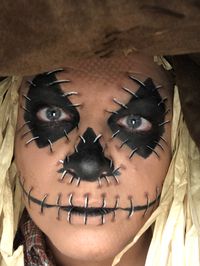 Scarecrow using NYX brand make-up.