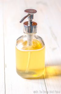 Dr. Bronner's soap is a versatile, all purpose cleaner that is a great addition to any household, but let's face it, it's quite expensive. Learn how to make liquid Castile soap at home. It's easy, frugal, and very rewarding. #soap #castilesoap #liquidsoap