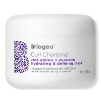 Curl Charisma Rice Amino + Avocado Hydrating & Defining Hair Mask for Curly Hair - CRL CRSMA RICE AVCDO MASK 8OZBenefitsSpecially formulated for all curl types & texturesPromotes consistent curl pattern & enhances curl definitionFatty acid-rich avocado, castor, chia & flax seed oils deeply nourish curls for enhanced softness and vibrancyFormulated with 97% naturally derived ingredientsCan be used weeklyKey IngredientsProprietary Curl Complex: Tomato Fruit Ferment, Rice Extract & Amino Acids seal