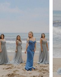 Simply Borrowed Dresses | 👗 Dress Rental Company on Instagram: "Love me or hate me I’m still gonna shine. 🔎: Julia Convertible Dress in Mayan Blue Off the Shoulder Deep V Evening Gown Photography: @eugeneparcasio Models: @alohaabri @mir7eya @myarox @xty_ly Dresses: @simplyborroweddresses _________________________________________________________ #simplyborroweddresses #simplyborrowed #simplyborrowedbabe #dresses #dress #dressrentals #dressrental #simplyborrowedbride #sustainable #sustain