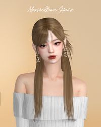 SIMS4 HAIR // Merveilleux