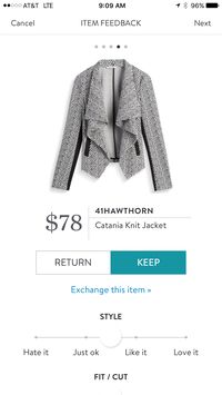 I love Stitch Fix! A personalized styling service and it's amazing!! Simply fill out a style profile with sizing and preferences. Then your very own stylist selects 5 pieces to send to you to try out at home. Keep what you love and return what you don't.