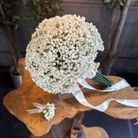 Gypsophila Wedding Bouquet, Gypsophila Bridal Bouquet, Gypsophila Bride Flower, Artificial Flowers