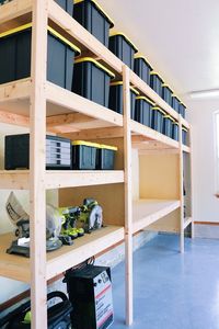 The Ultimate Garage Storage / Workbench Solution. By: Mike Montgomery | Modern Builds. FREE PLANS